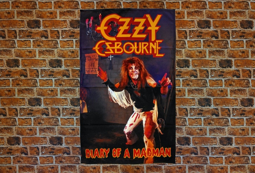 Ozzy Osbourne - Diary Of A Madman Printed Textile Poster