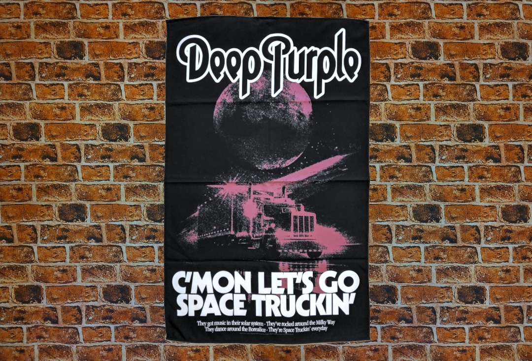 Deep Purple - Space Truckin' Printed Textile Poster