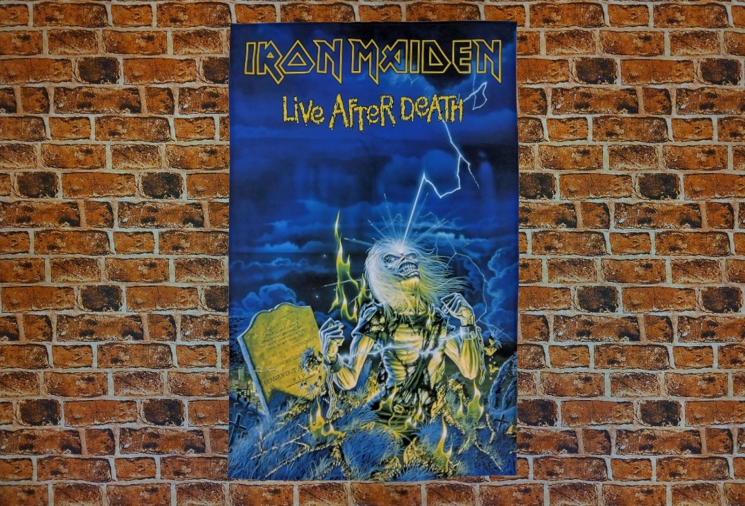 Iron Maiden - Live After Death Printed Textile Poster