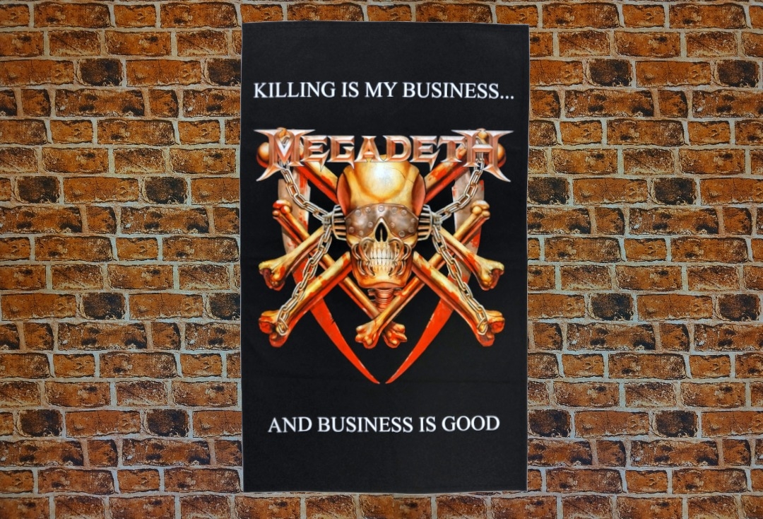 Megadeth - Killing Is My Business Printed Textile Poster