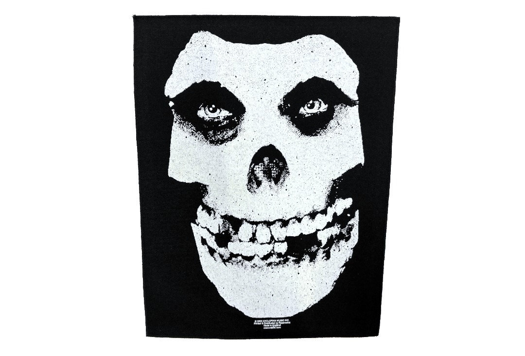 Misfits - Skull Face Printed Back Patch
