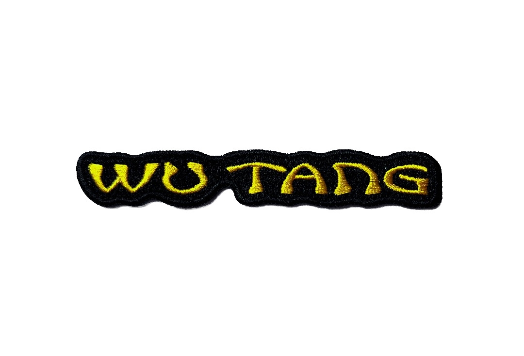 Wu-Tang Clan - Text Logo Iron On Embroidered Patch
