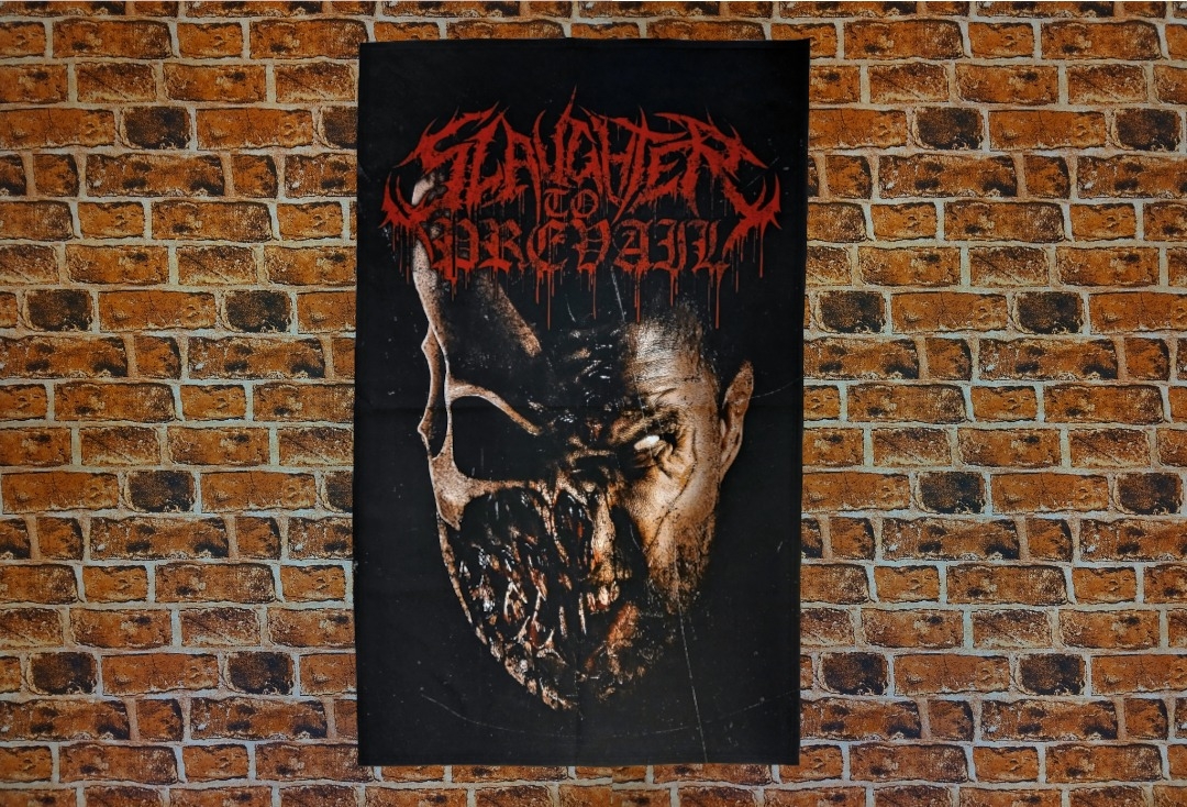 Slaughter To Prevail - Grizzly / Face Printed Textile Poster