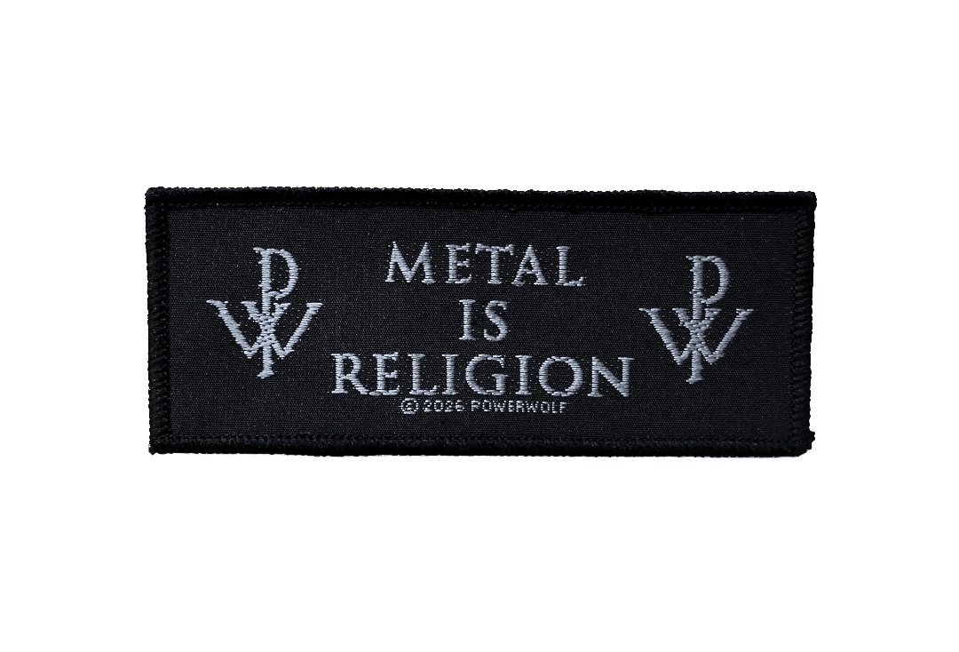Powerwolf - Metal Is Religion Sew On Woven Patch