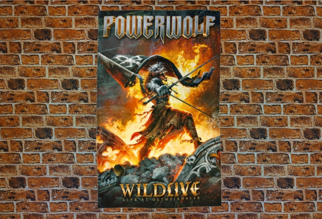 Powerwolf - Wildlive Printed Textile Poster