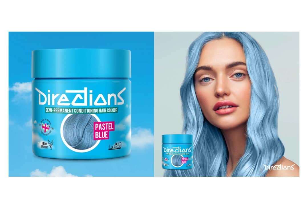 Pastel Blue Directions Semi-Permanent Hair Colour