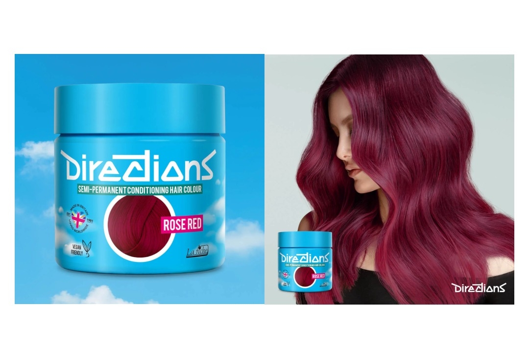 Rose Red Directions Semi-Permanent Hair Colour