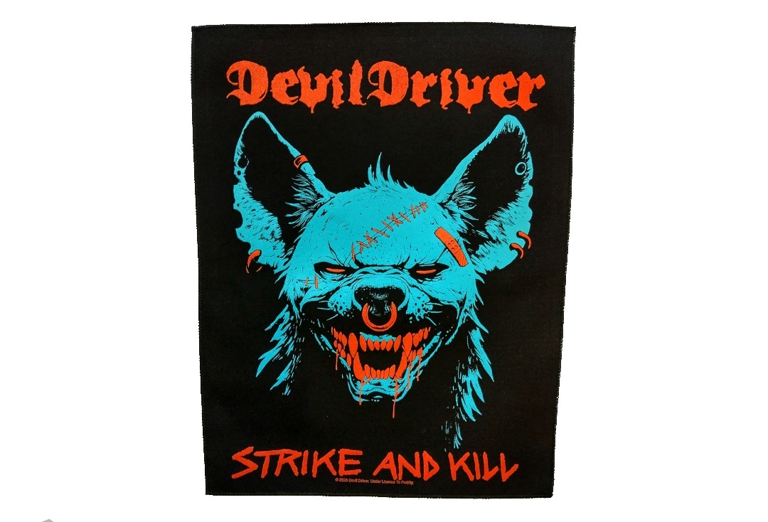 DevilDriver - Strike And Kill Printed Back Patch