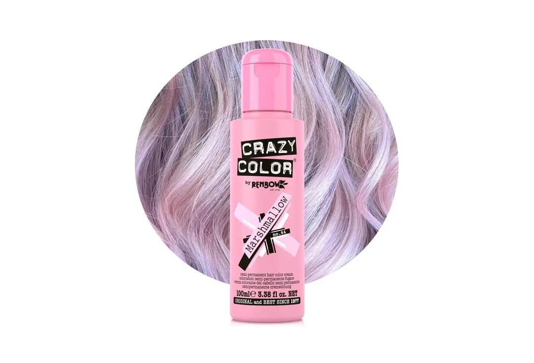 #64 Marshmallow Crazy Color Semi-Permanent Hair Colour