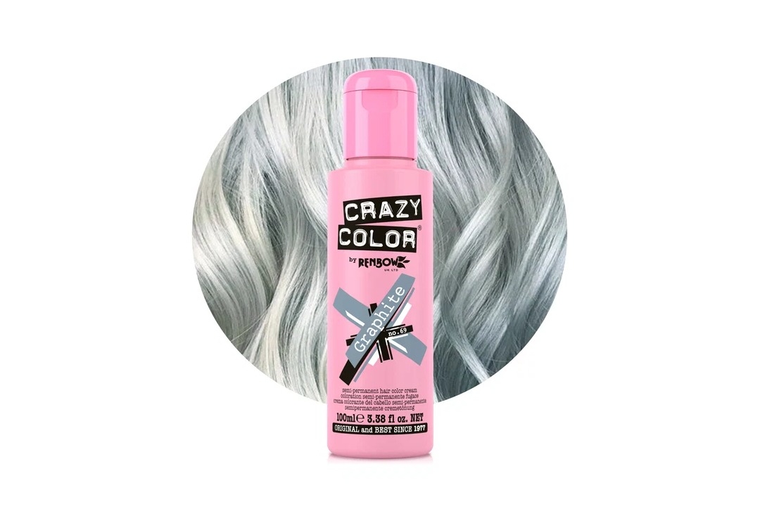 #69 Graphite Crazy Color Semi-Permanent Hair Colour