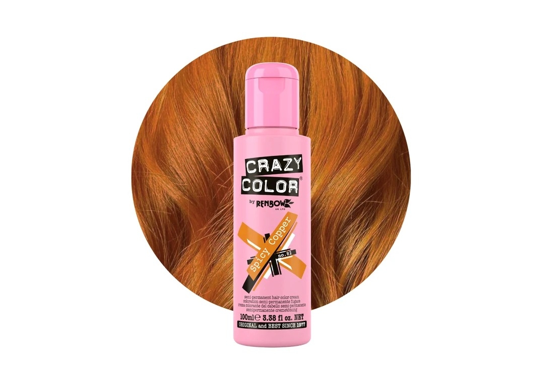 #82 Spicy Copper Crazy Color Semi-Permanent Hair Colour