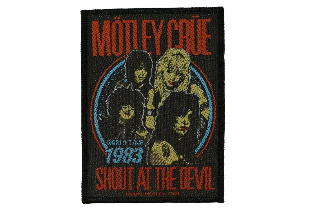 Official Band Merch | Motley Crue - Shout At The Devil Woven Patch