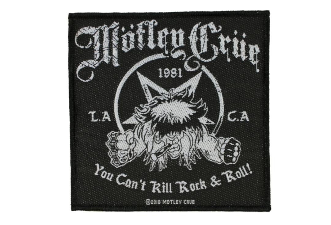 Official Band Merch | Motley Crue - You Can't Kill Rock & Roll Woven Patch