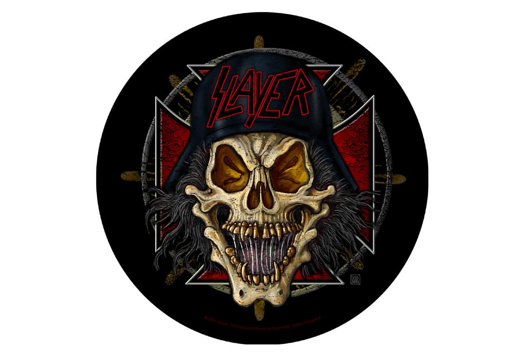 Official Band Merch | Slayer - Wehrmacht Circular Printed Back Patch