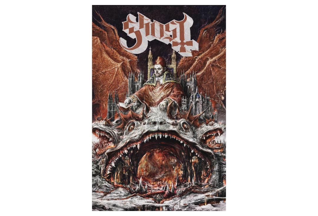 Official Band Merch | Ghost - Prequelle Printed Textile Poster