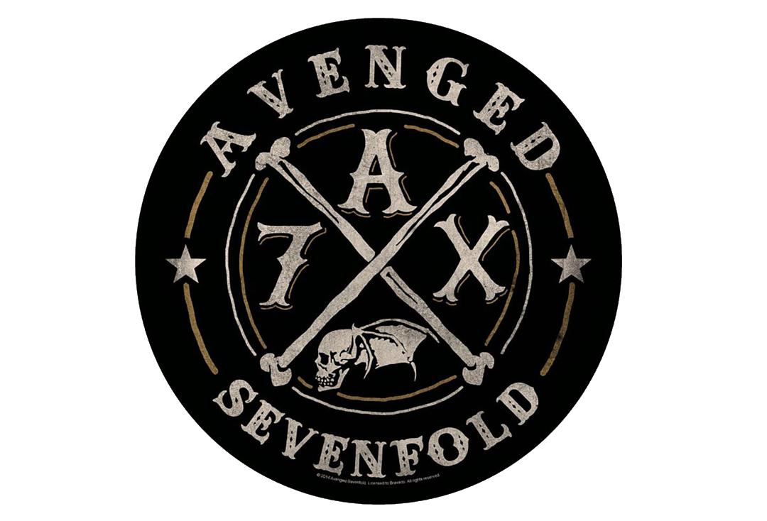 Official Band Merch | Avenged Sevenfold - AX7 Printed Back Patch