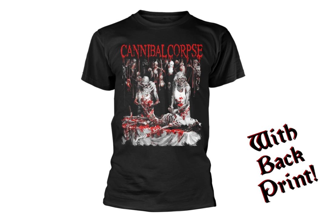 Official Band Merch | Cannibal Corpse - Butchered At Birth Men's Short Sleeve T-Shirt - Front