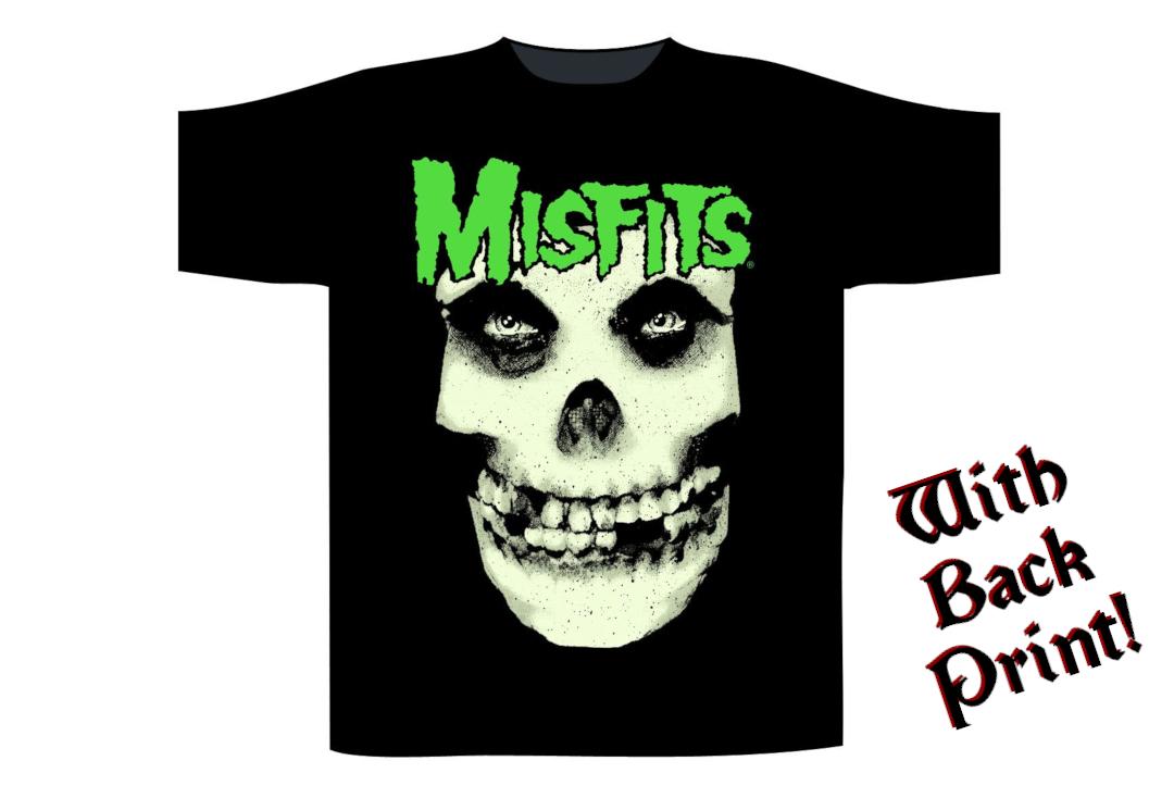 Official Band Merch | Misfits - Jarek Skull Men's Short Sleeve T-Shirt - Front