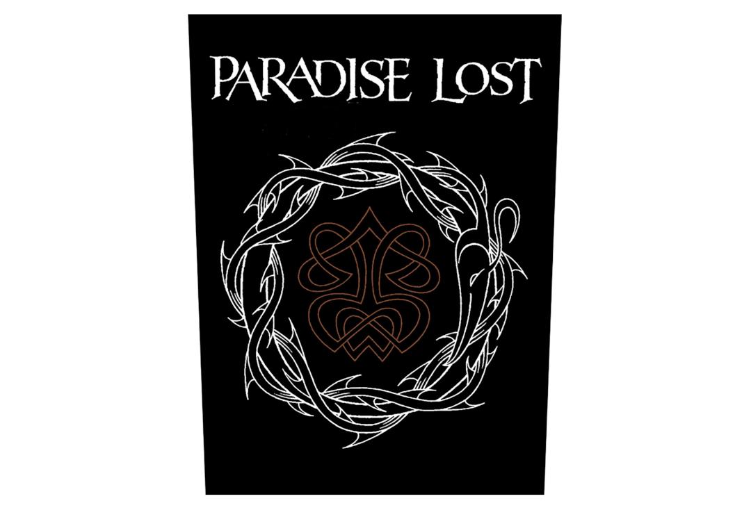 Official Band Merch | Paradise Lost - Crown Of Thorns Printed Back Patch