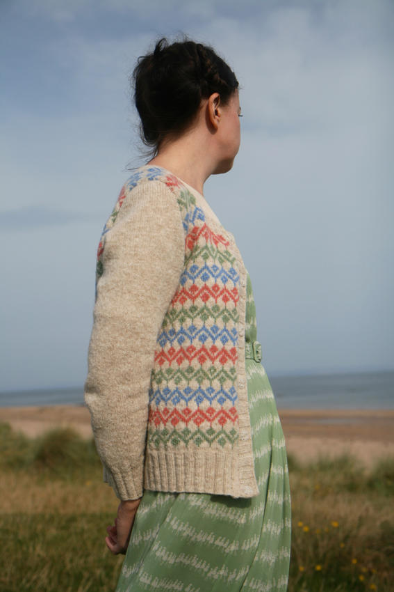 Shetland Chevron Yoke Sweater