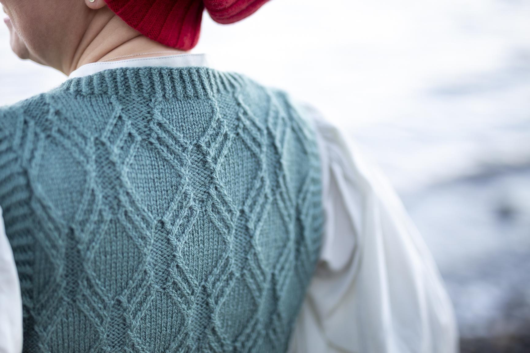 Argyle Sweater Vest Knitting Pattern - Originally Lovely