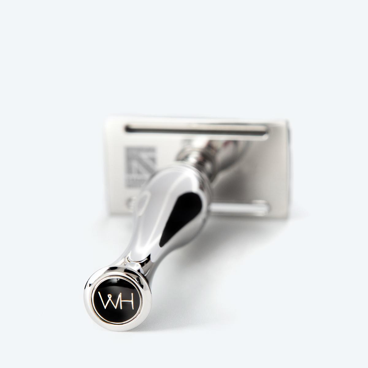 stainless steel safety razor made in britain