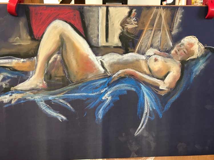 painting of nude woman