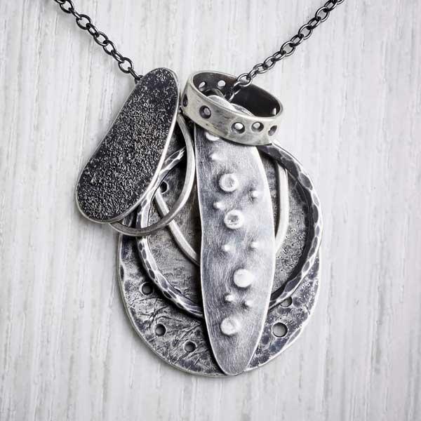 Recycled Silver Flotsam Pendant by Evie Milo
