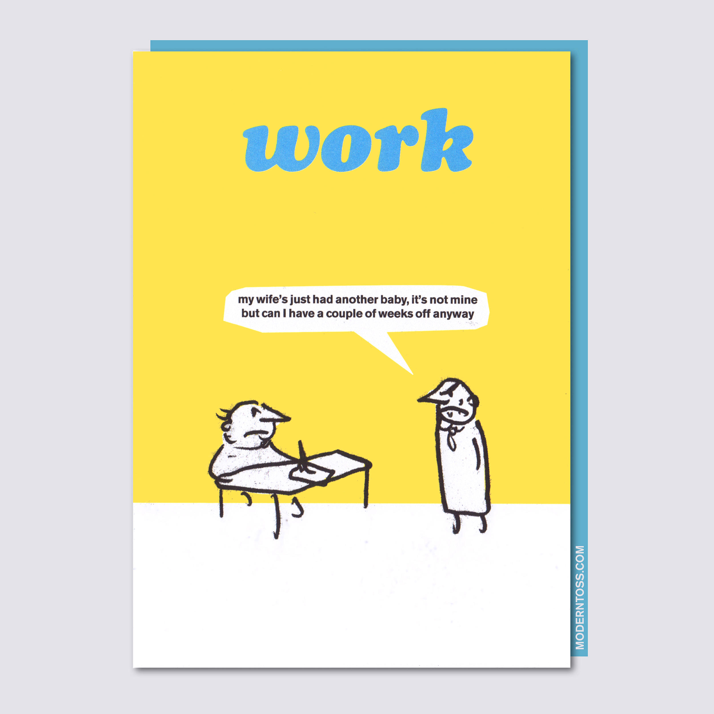 Work Paternity Leave Card