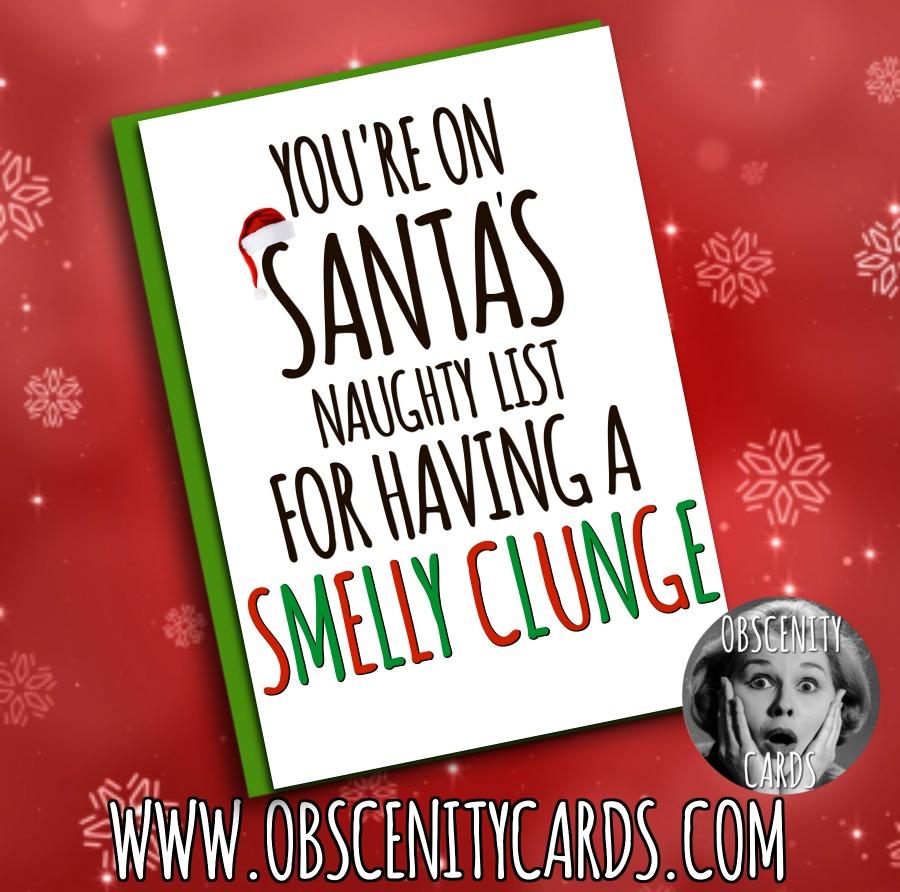 Obscene funny offensive CHRISTMAS cards by Obscenity cards. Obscene Funny Cards, Pens, Party Hats, Key rings, Magnets, Lighters & Loads More!