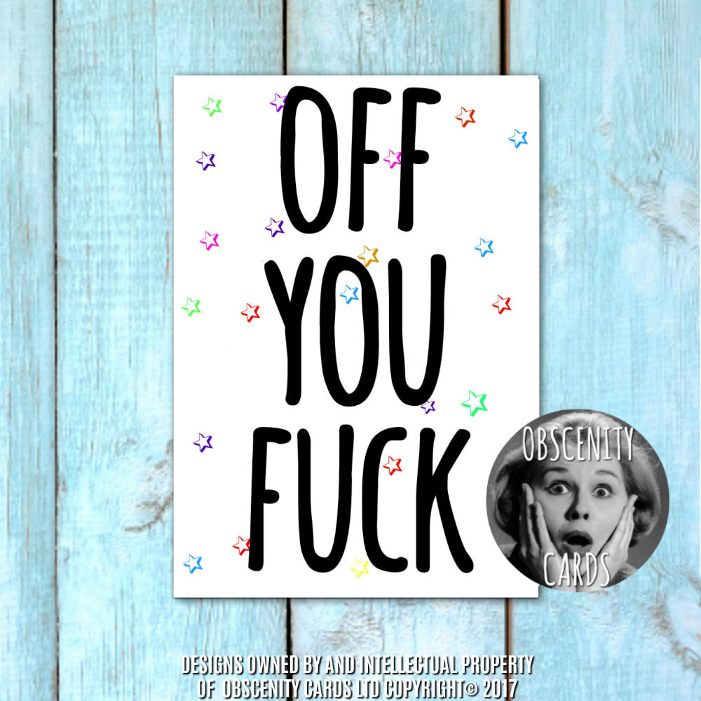 Obscene funny offensive leaving cards by Obscenity cards. Obscene Funny Cards, Pens, Party Hats, Key rings, Magnets, Lighters & Loads More!