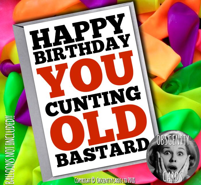 Obscene funny offensive birthday cards by Obscenity cards. Obscene Funny Cards, Pens, Party Hats, Key rings, Magnets, Lighters & Loads More!
