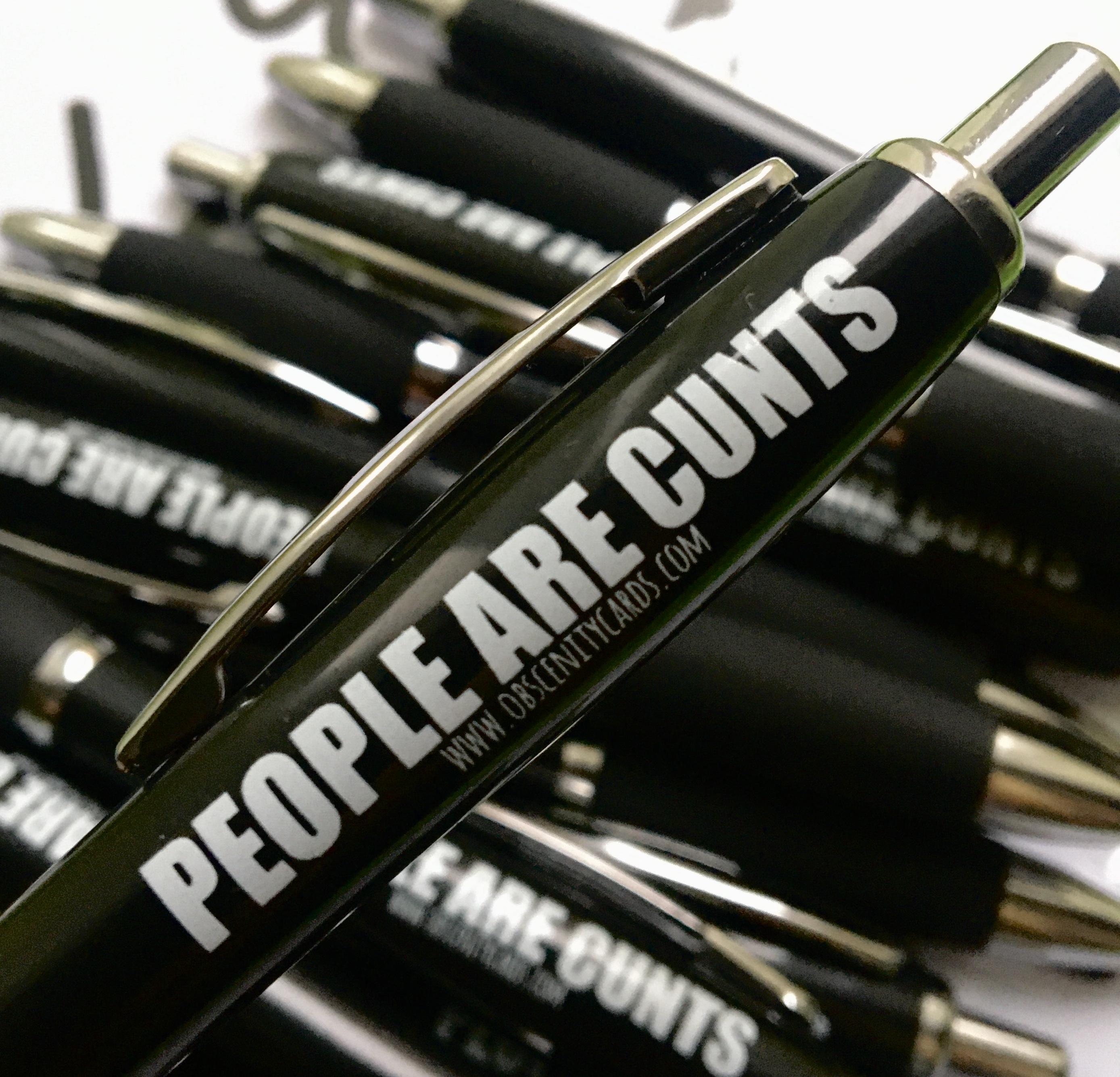 EVERYONE CAN JUST F*CK OFF Funny Sweary Novelty Profanity Obscenity Pens 