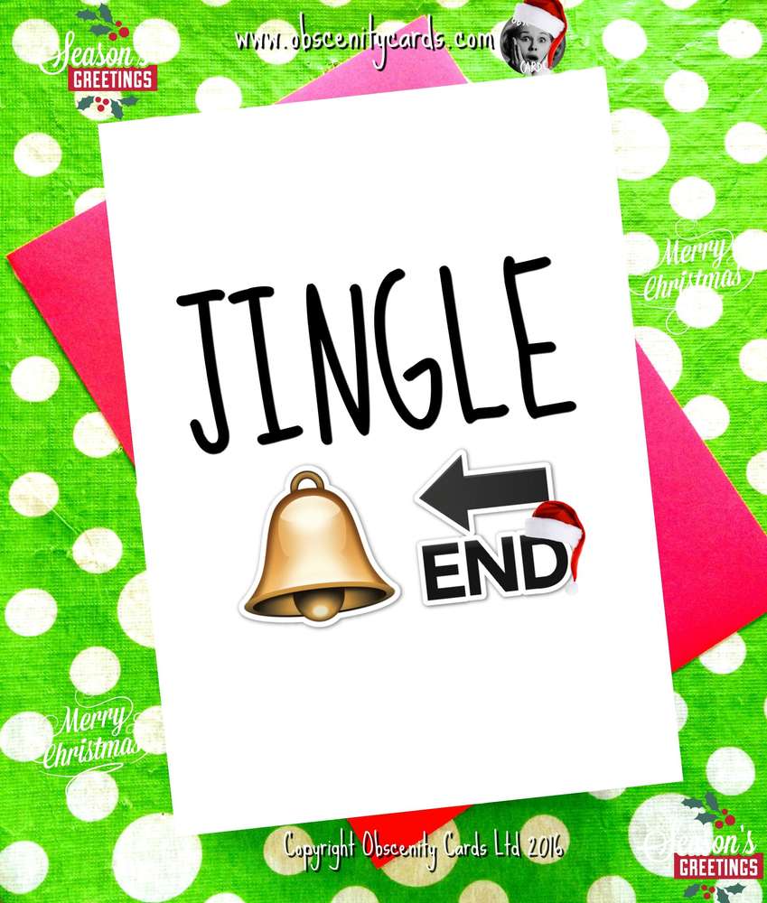 Obscene Funny Christmas Cards by Obscenity Cards