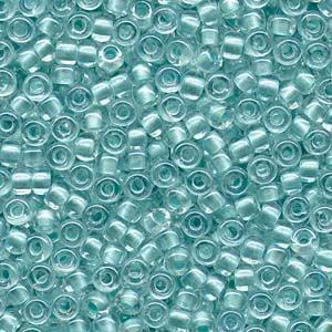 Miyuki Seed Beads 6/0 in Inside Dyed Pearlised Aqua