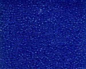 Miyuki Seed Beads 11/0 in Sapphire Blue Transparent