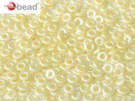 2x4mm O Bead in Pastel Cream