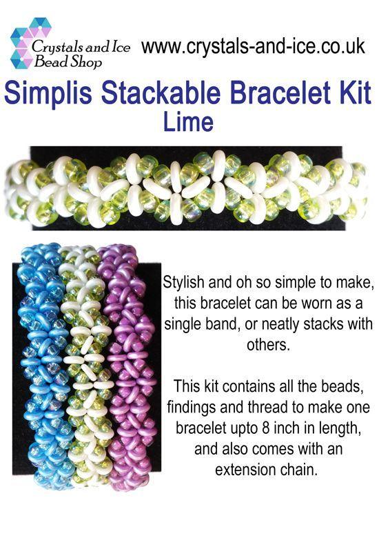 Simplis Stackable Bracelet Kit - Lime