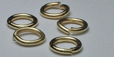 6mm Jump Ring in Gold Plate