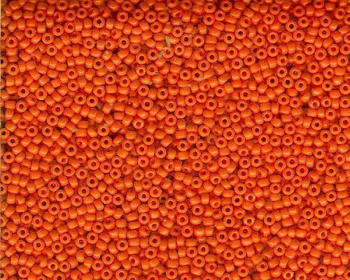 Miyuki Seed Beads 11/0 in Medium Orange Opaque
