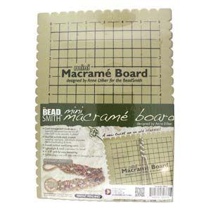 7.5x10.5 inch BeadSmith Small Macrame Braiding Foam Board