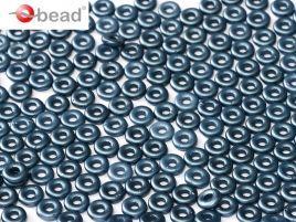 2x4mm O Bead in Pastel Montana Blue