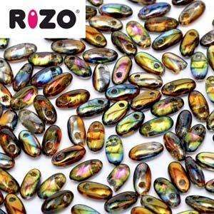 2.5x6mm Rizo Bead in Magic Copper