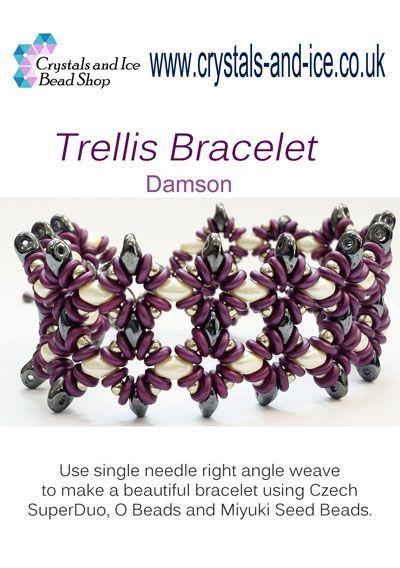 Trellis Bracelet Kit - Damson