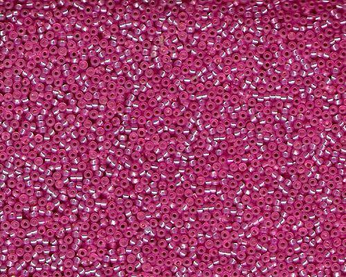 Miyuki Seed Beads 15/0 in Dusty Rose Trans. Silver Lined
