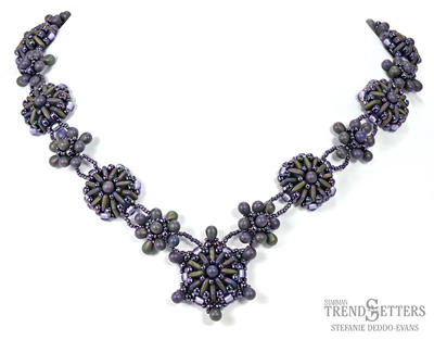 Purple Passion Necklace - Printed Pattern