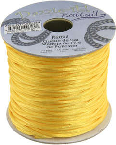1.5mm Rattail Cord - Yellow