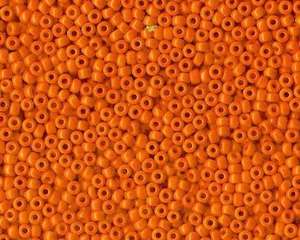 Miyuki Seed Beads 8/0 in Dark Orange Opaque
