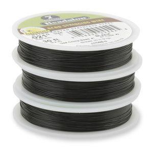 7 Strand Beadalon Stringing Wire 0.018 inch (93m) - Black