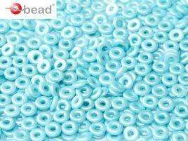 2x4mm O Bead in Pastel Aqua